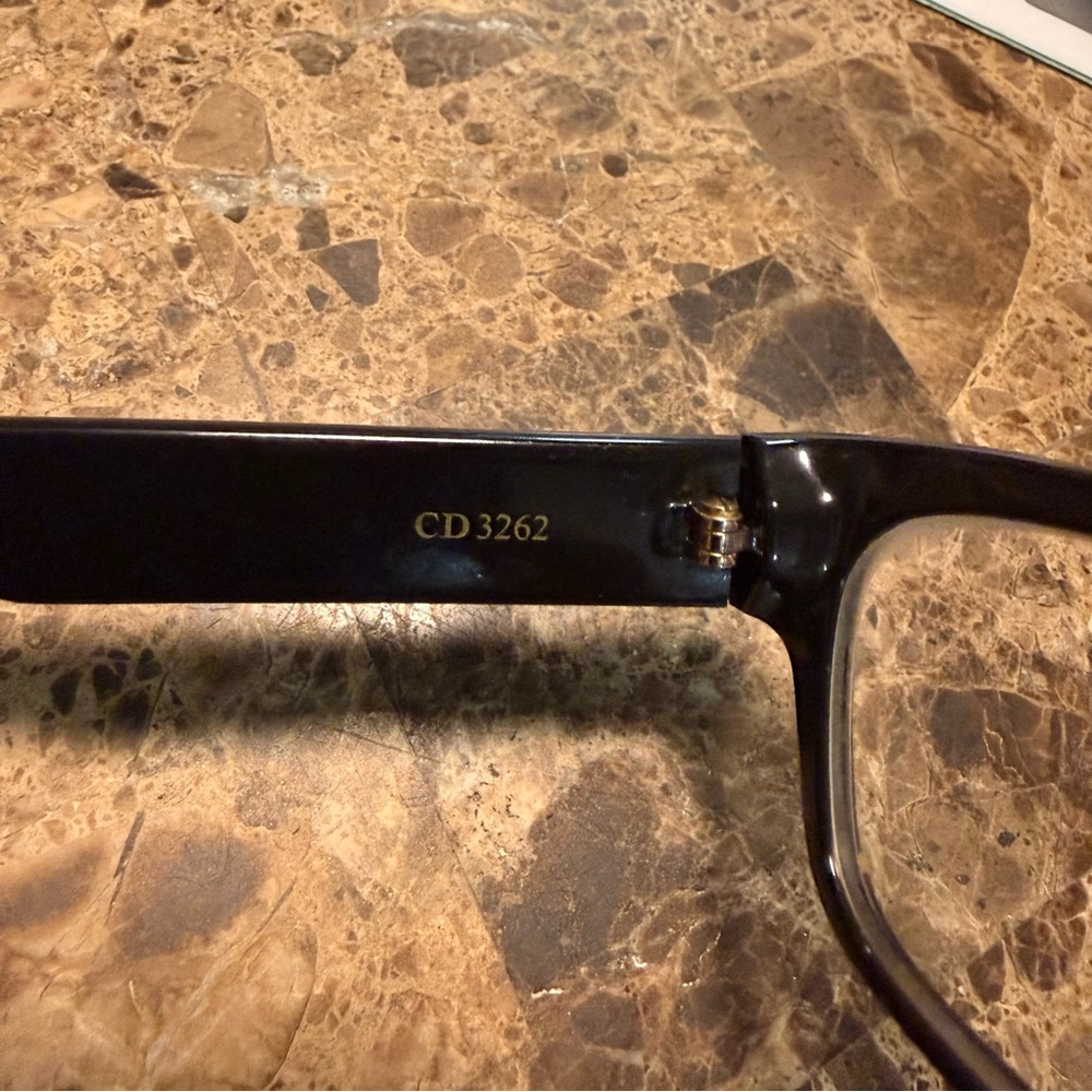 Dior Olive Brown Rectangular Eyeglass Frames - image 13